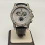 Robb & Co Swiss Chronograph 5.5 CT Genuine Diamond Sapphire Crystal Watch