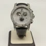 Robb & Co Swiss Chronograph 5.5 CT Genuine Diamond Sapphire Crystal Watch