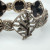 Sterling Silver Vintage Judith Jack Real Marcasite and Black Onyx Bracelet 7.5"