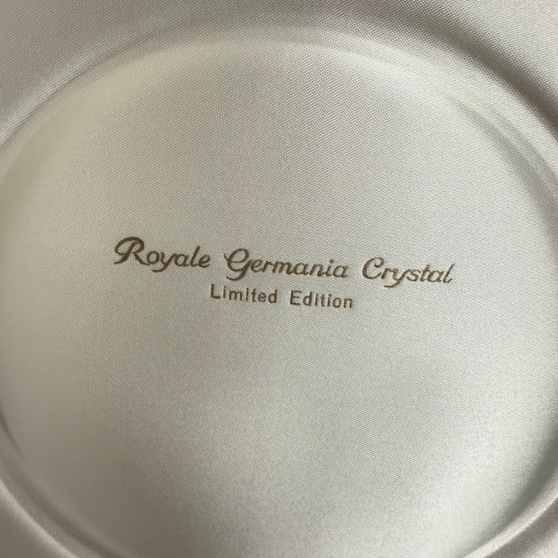 Vintage Brown 1974 Royale Germania Crystal Limited Edition Birds Plate 6.2"