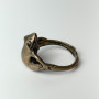 JAMES YESBERGER VINTAGE 70'S STERLING SILVER FROG/PRINCE RING SIZE 8