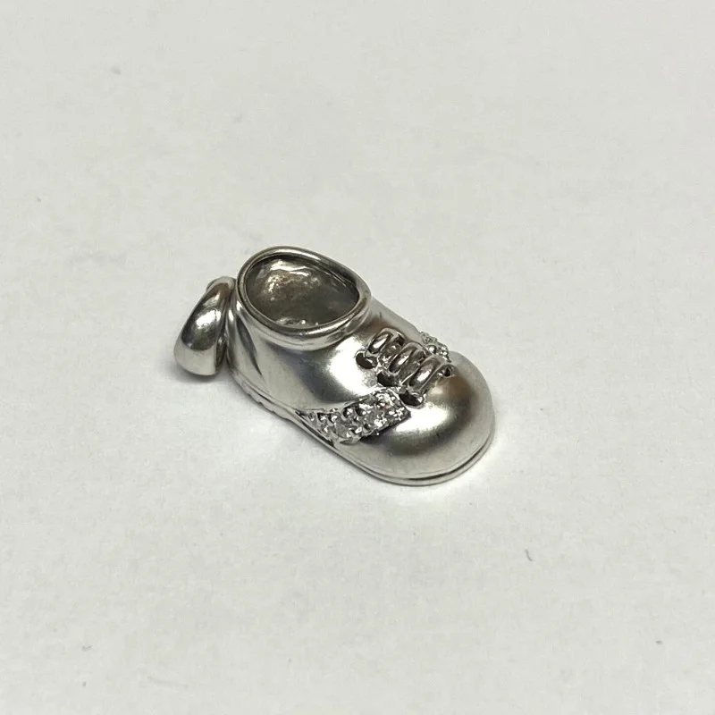 14K Baby Shoe Charm With Engraving 585 0n Pendent