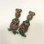 Antique Handmade Necklace and Earrings Diamond Tourmaline Ruby Emerald Sapphire