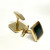 Incredible Authentic Burberry Gold Tone & Dark Grey Knight Horse Cufflinks