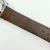 Vintage Waltham 17 Jewel Mechanical Watch Swiss Linen Dial Men's Leather Band