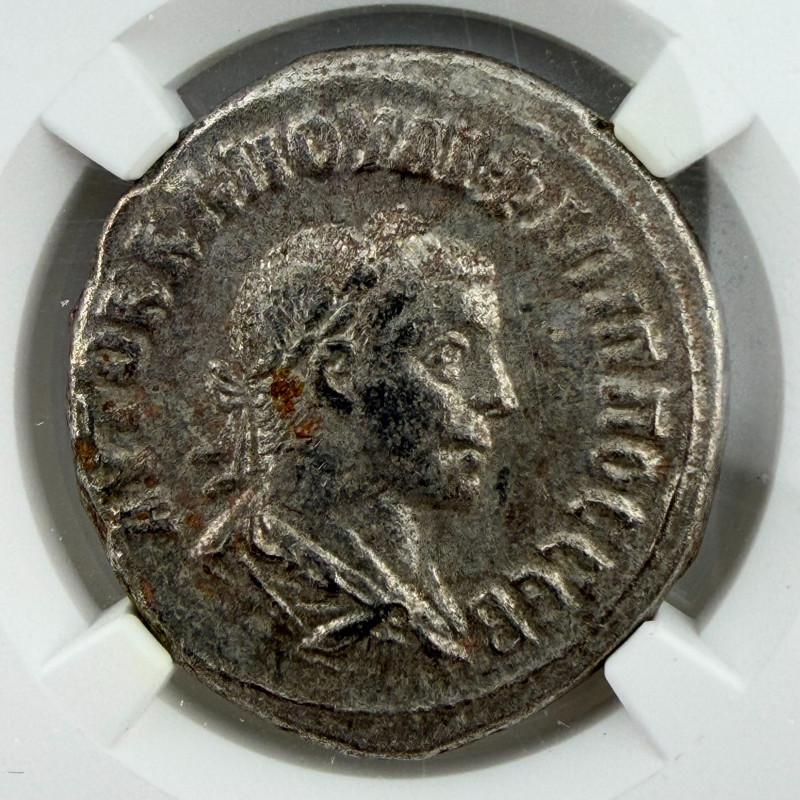 SYRIA, ANTIOCH Philip II (AD 247-249) BI Tetradrachm, NGC XF