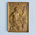 Antique Rare 17th C Spanish Gilt Bronze Saint Jerome Plaquette