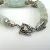 Designer Sterling Silver Light Green Natural Jade Bangle Bracelet - China LEC