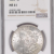 NGC MS 61 $1, 1889  Morgan Dollar 