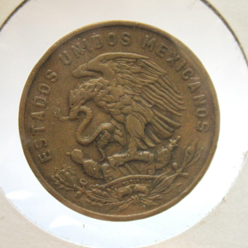 1956 -Mexico ESTADOS UNIDOS MEXICANOS 20 Centavos KM# 439