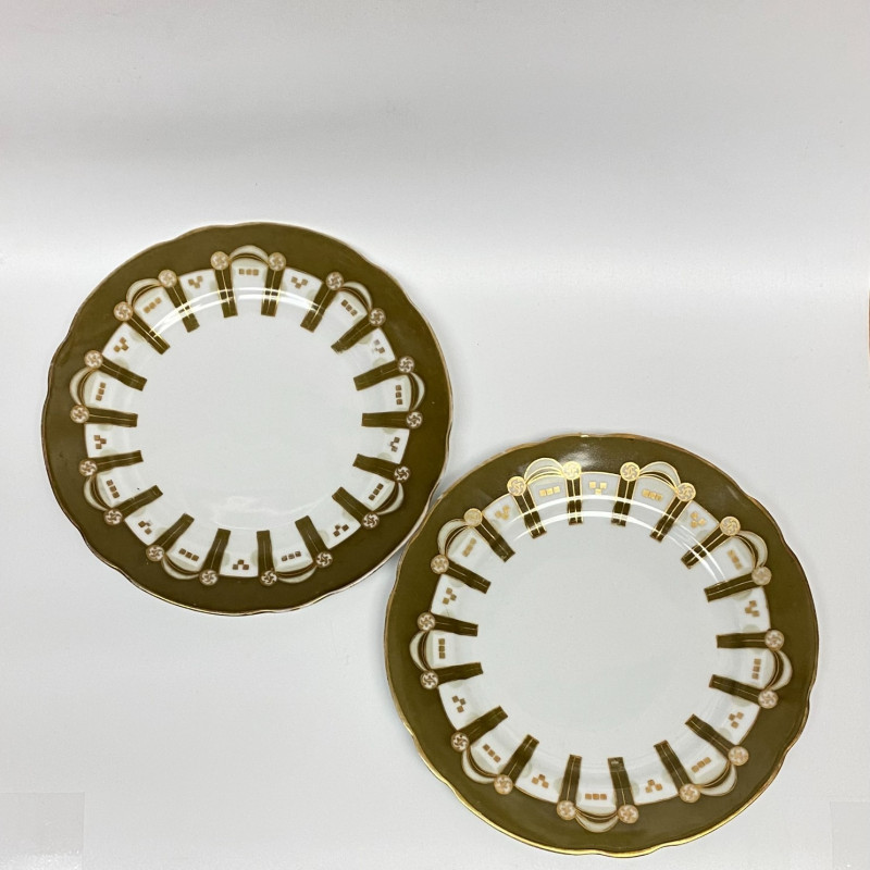 6 Tableware Porcelain Plates by Gardner Moscow