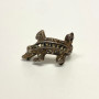 Vintage Sterling Silver 925 Marcasite Wrap Ring Figural Alligator Crocodile