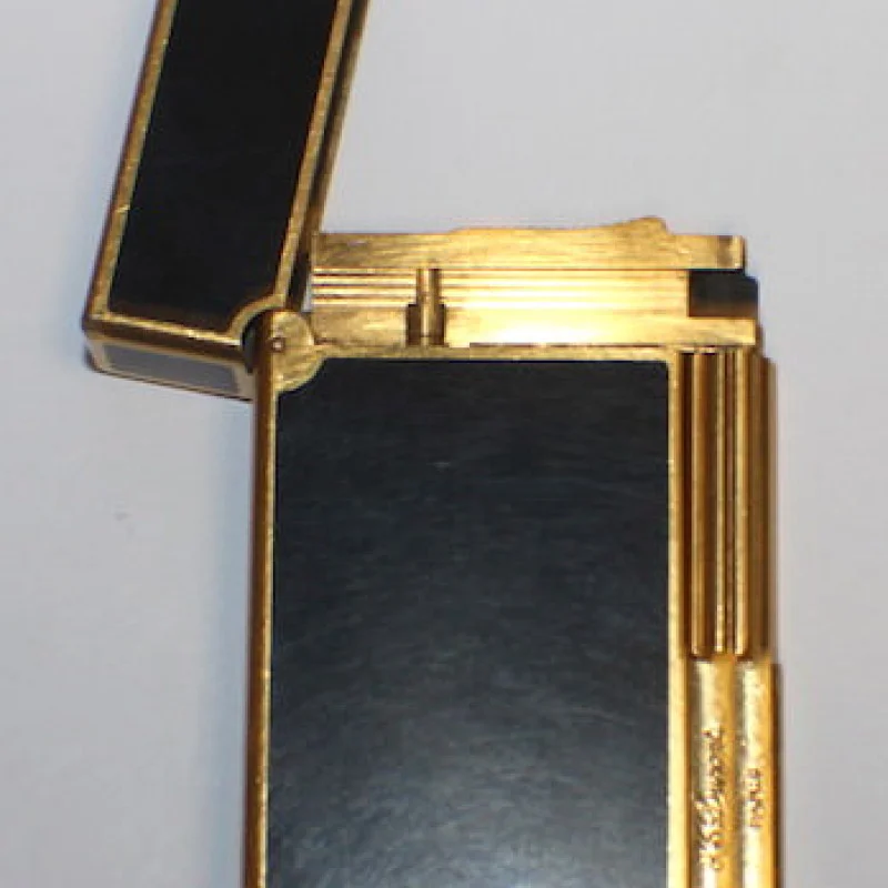 Vintage S Z Dupont Gold Electro Plated Lighter