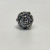 PANDORA 925 Sterling Silver Real Black Spinel Gem Wanda's Garden Flower Pendant