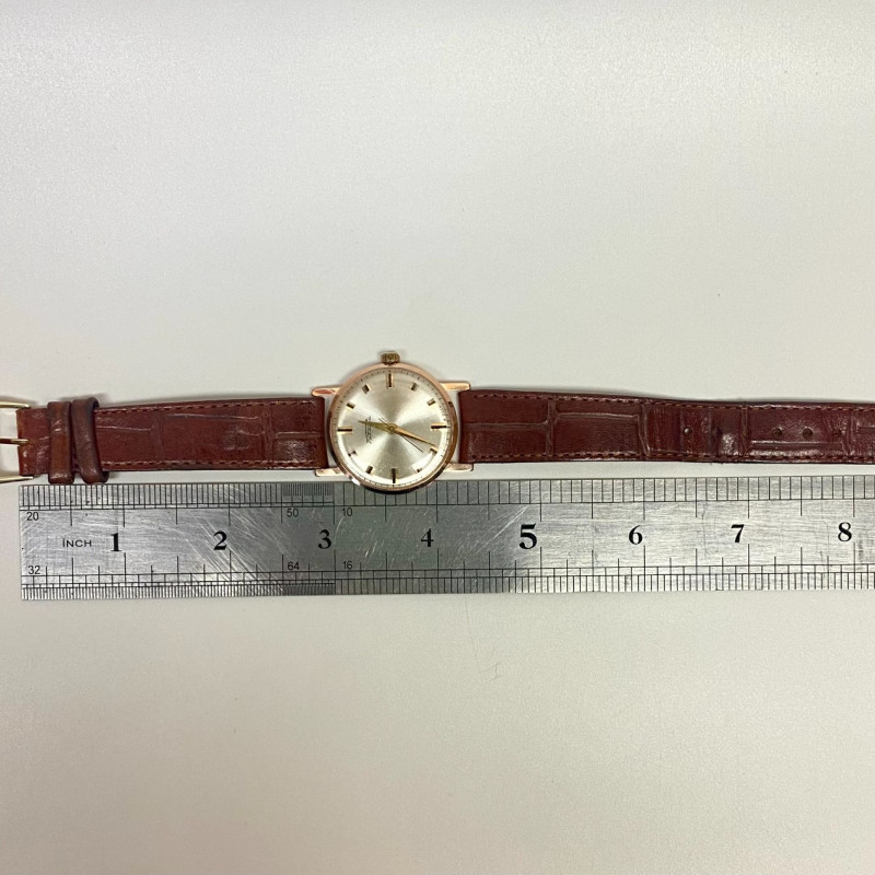 Raketa Soviet Union Man Wristwatch 14k Solid Gold Raketa Soviet Union Man Wristwatch 14k Solid Gold