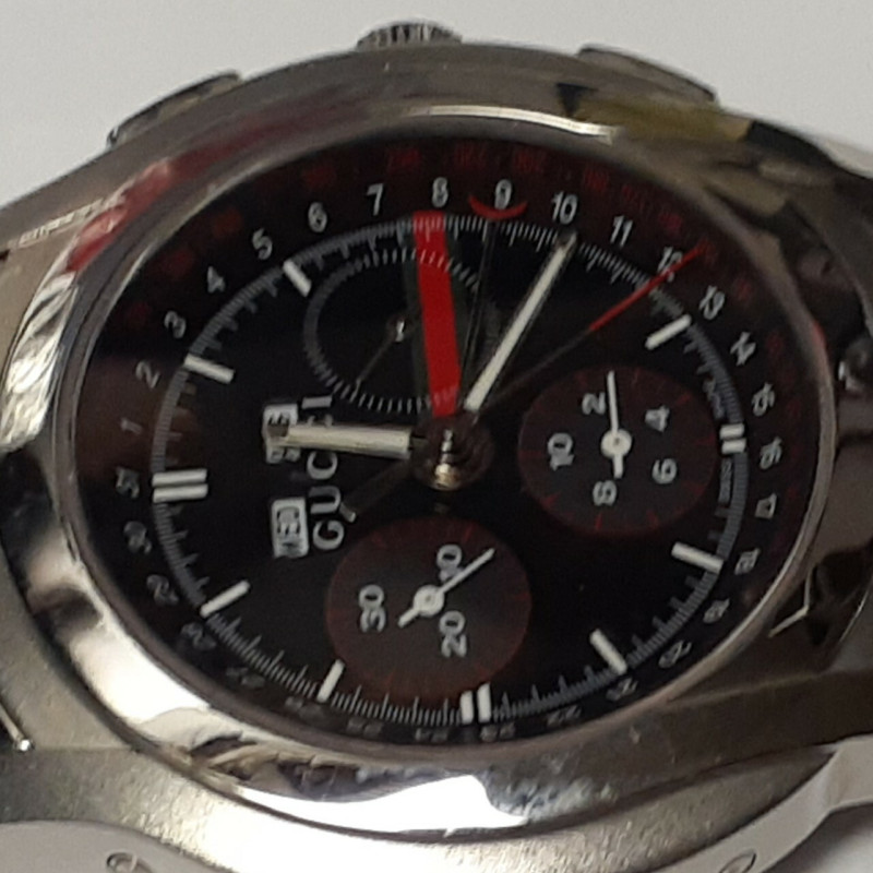 GUCCI CHRONO DAY DATE BLACK QUARTZ GUCCI CHRONO DAY DATE BLACK QUARTZ