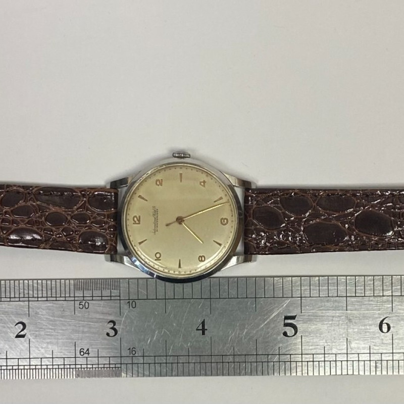 IWC Schaffhausen Mechanical Watch Co Stainless Steel 36mm, Gold Dials and Hands IWC Schaffhausen Mechanical Watch Co Stainless Steel 36mm, Gold Dials and Hands