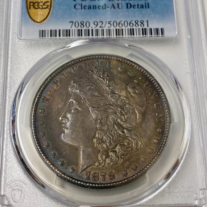 1878-CC PCGS Genuine S1 Cleaned-AU Detail Coin