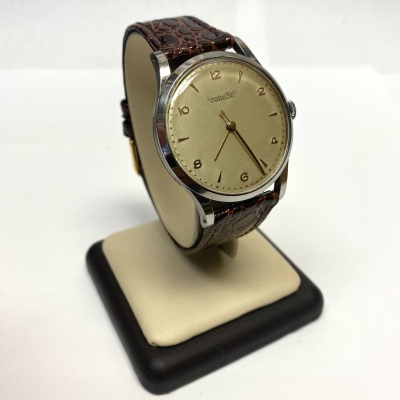 IWC Schaffhausen Mechanical Watch Co Stainless Steel 36mm, Gold Dials and Hands IWC Schaffhausen Mechanical Watch Co Stainless Steel 36mm, Gold Dials and Hands