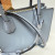 Michael Kors Mercer Medium Leather Tote Bag Pale Blue NWT + Crossbody Strap