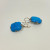 Jenavi Turquoise and Sterling Silver Earrings Vintage Jenavi Turquoise and Sterling Silver Earrings Vintage