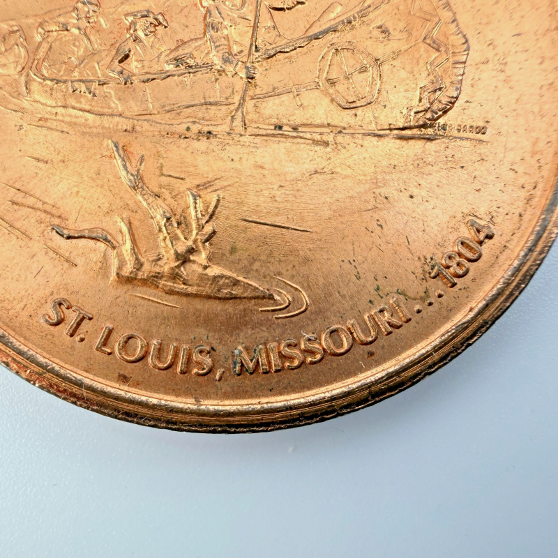 Lewis and Clark Expedition Commemorative Medal by Seagram's Benchmark Bourbon