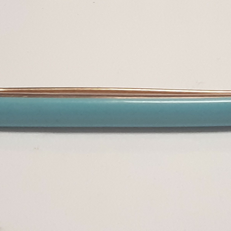 Vintage 14K  Turquise Brooch Pin 