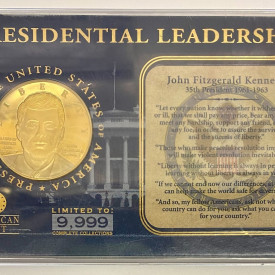 Presidential-Leadership-John-F-Kennedy-JFK-Commemorative-medal-LE