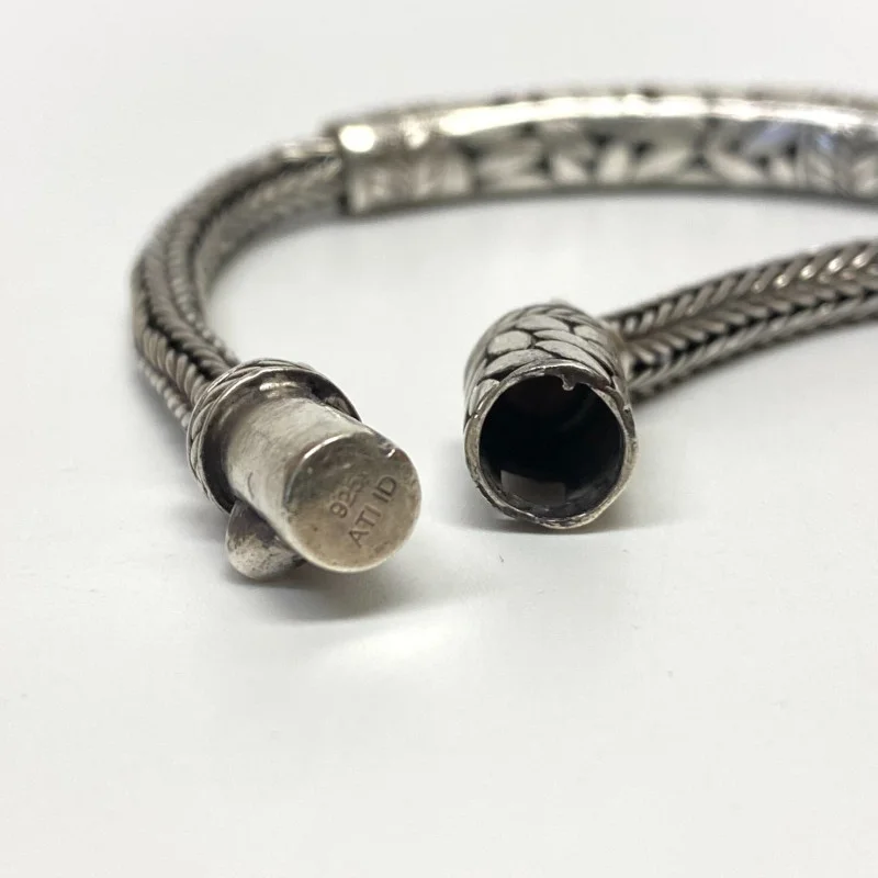 Annika Witt Bali Sterling Silver Bracelet ATI ID .925 Wheat Leaf Design 7.5" Annika Witt Bali Sterling Silver Bracelet ATI ID .925 Wheat Leaf Design 7.5"