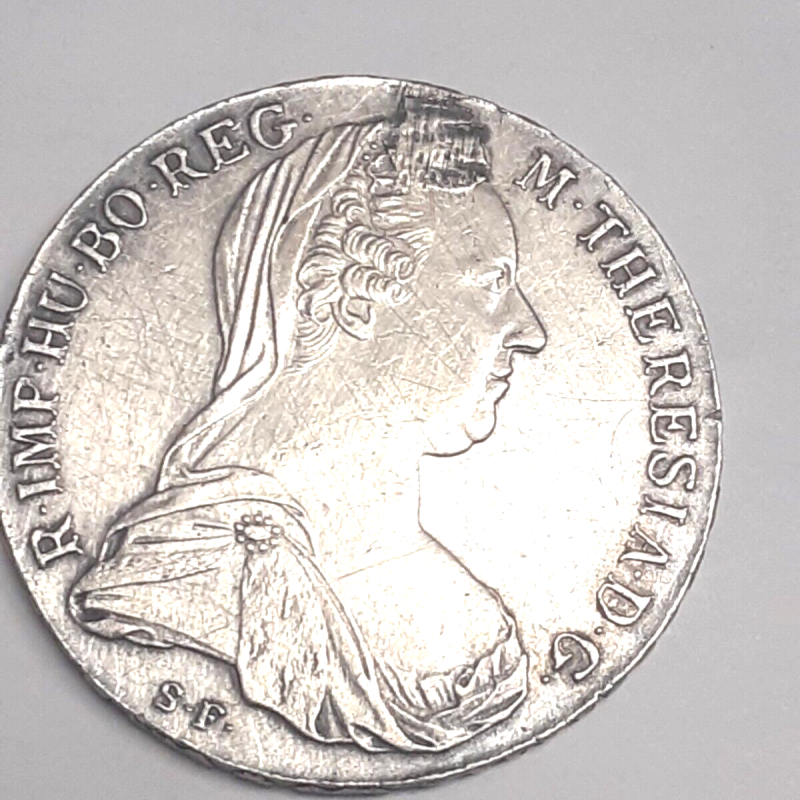 1780 M Theresia D.G. Austrian Silver Coin R.IMP.HU.BO.REG. 1780 M Theresia D.G. Austrian Silver Coin R.IMP.HU.BO.REG.