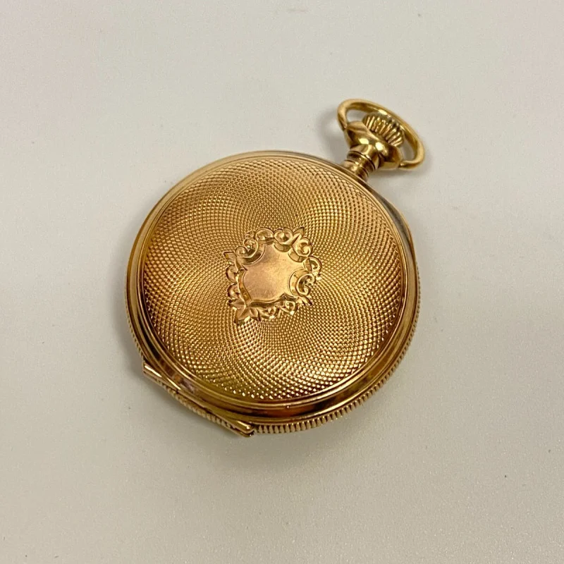 Rare American Waltham W.W.C. MFG.CO 14K U.S ASSAY Pocket Watch, With Engraving