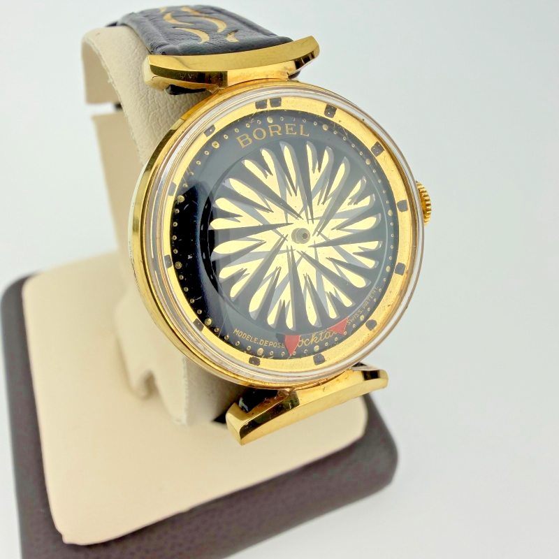 Working. Ernest Borel Cocktail Kaleidoscope 25mm Gold Dial, Manual Swiss Watch