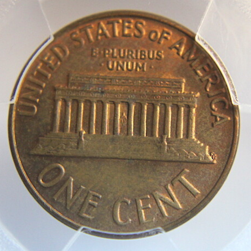 1962 PCGCMS 63 RB LINCOLN MEMORIAL PENNY 1C 1962 PCGCMS 63 RB LINCOLN MEMORIAL PENNY 1C