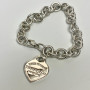 Tiffany&Co Sterling Silver Return To Tiffany Heart Tag Bracelet