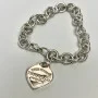 Tiffany&Co Sterling Silver Return To Tiffany Heart Tag Bracelet