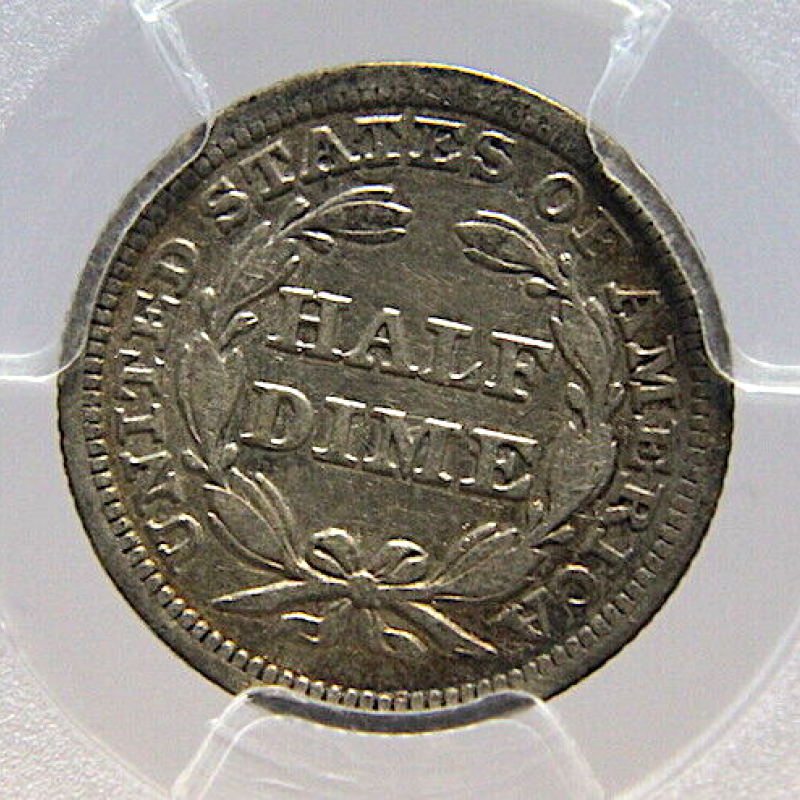 1853 PCGS VF 35 10c SEATED LIBERTY HALF DIMES 1853 PCGS VF 35 10c SEATED LIBERTY HALF DIMES