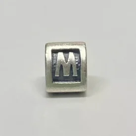 Authentic Pandora Sterling Silver 925 ALE Charm Triangle Letter W 740323W