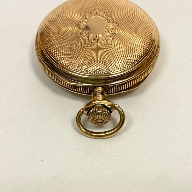 Rare American Waltham W.W.C. MFG.CO 14K U.S ASSAY Pocket Watch, With Engraving