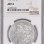NGC AU 55 $1, 1904 O Morgan Dollar