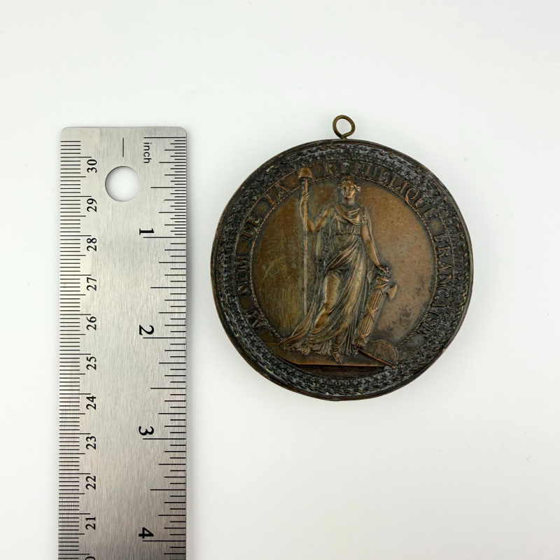 1800 The Seal of France during Bonaparte's Consulate – Uniface Medal 1800