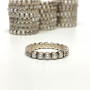 Pandora Silver Oceans Treasure Swirl And Pearl Ring Size 6.75 Authentic 190836P