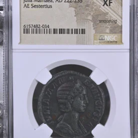 ROMAN EMPIRE JULIA MAMAEA AD 222-235 AE Sestertius