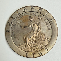 1797 Soho Britain Penny Soho Mint — MODERN FANTASY — 1797 Soho Britain Penny Soho Mint — MODERN FANTASY —