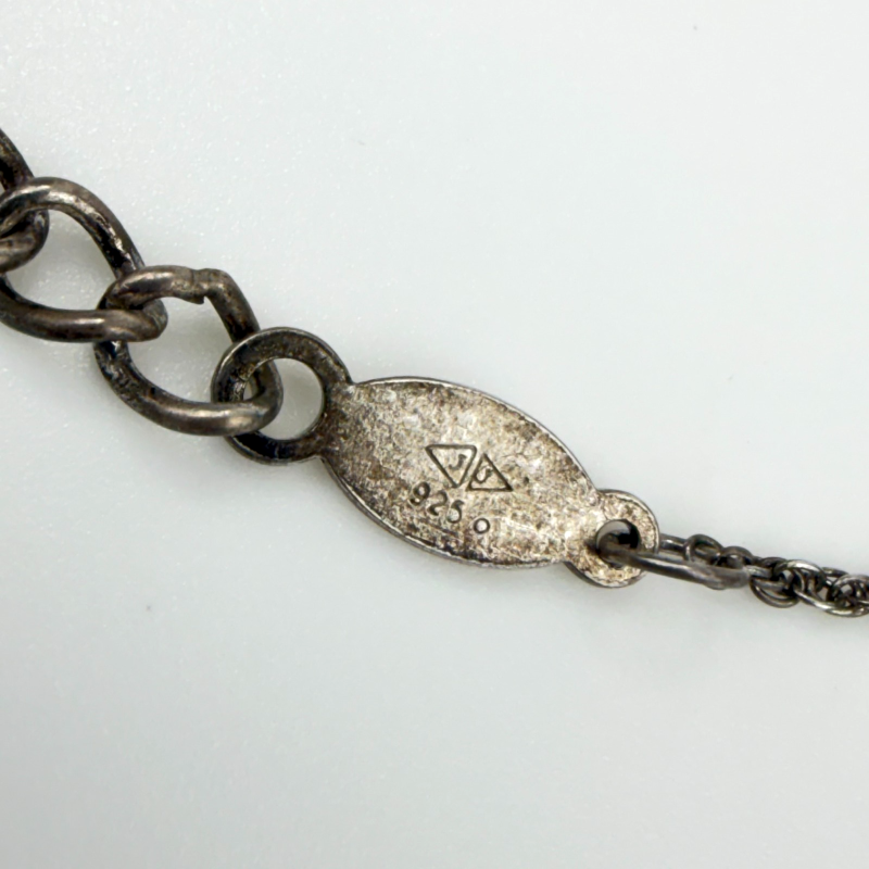 Judith Jack Sterling Silver Marcasite Oval Locket Pendant on Original Chain