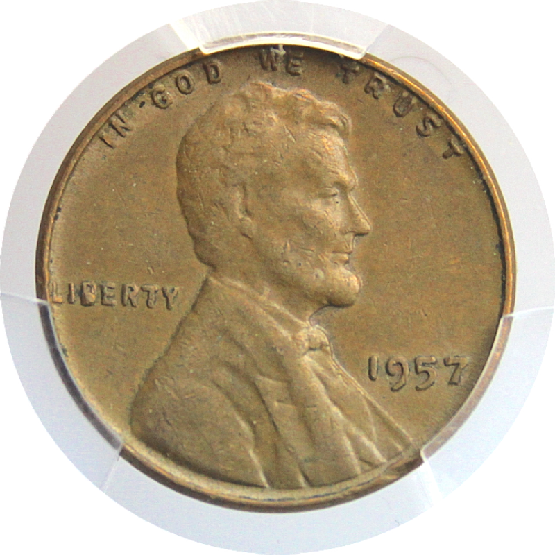 1957 MINT ERROR PCGS XF40 1c
