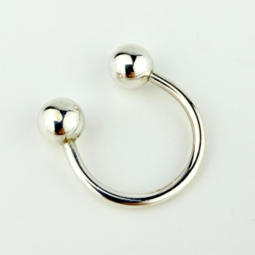 Doskow Sterling Silver Horseshoe Key Ring Holder 925 Doskow Sterling Silver Horseshoe Key Ring Holder 925