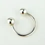 Doskow Sterling Silver Horseshoe Key Ring Holder 925