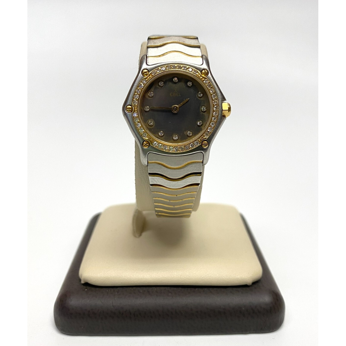 Ebel Sport Classic Ladies Watch 23mm Steel/Gold 166902 Vintage Diamonds 0.35