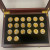 Lot Of 34 Rare Platinum and Gold Highlighted Sacagawea Dollars Box & COA