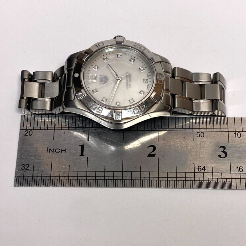 Tag Heuer Women's Aquaracer Diamond MOP Dial Watch - Used Tag Heuer Women's Aquaracer Diamond MOP Dial Watch - Used